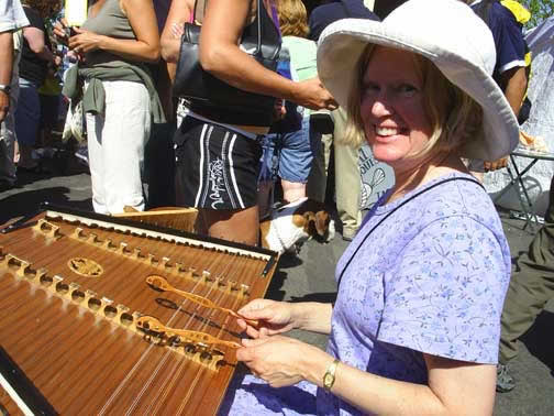 Denise playing
